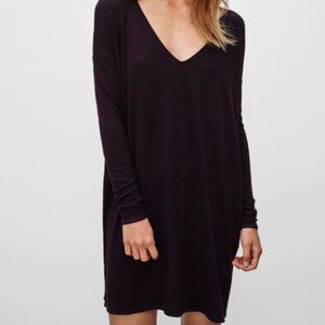 Wilfred Free Purple Gail Knit Dress